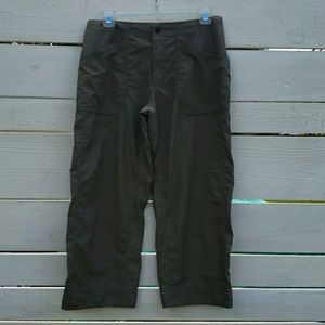 Mountain Hardware Capri Olive Green Hiking Pants Size 6 Outdoors Nylon
